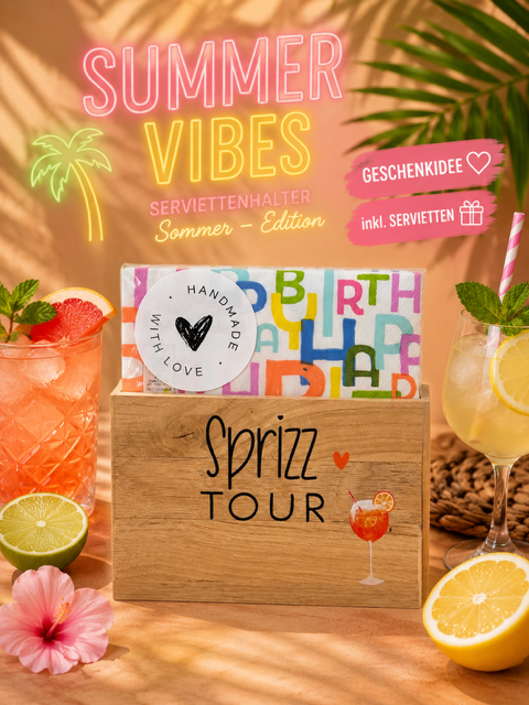 "Spritz Tour" - Serviettenhalter